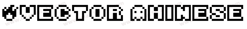 Avector Chinese True TypeFonts (Hon字体转换